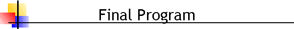 Final Program